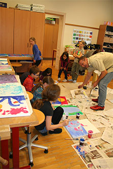  Malen mit Kindern - Volksschule Bisamberg 