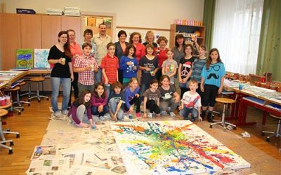 Viertelfestival NÖ – VS Bisamberg – Malen mit Kinder